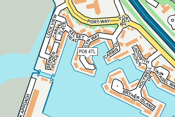 PO6 4TL map - OS OpenMap – Local (Ordnance Survey) PO6 4TL map - OS OpenMap – Local (Ordnance Survey)