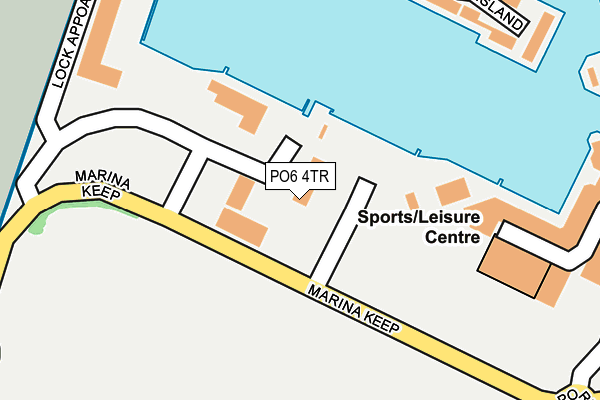 PO6 4TR map - OS OpenMap – Local (Ordnance Survey) PO6 4TR map - OS OpenMap – Local (Ordnance Survey)