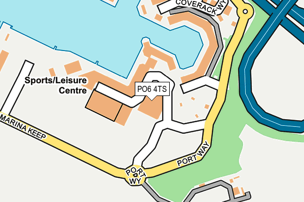 PO6 4TS map - OS OpenMap – Local (Ordnance Survey) PO6 4TS map - OS OpenMap – Local (Ordnance Survey)