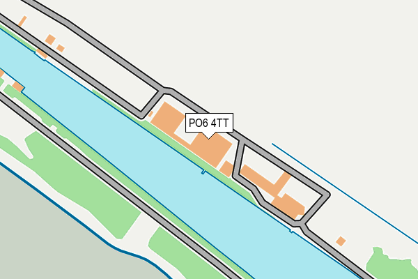 PO6 4TT map - OS OpenMap – Local (Ordnance Survey) PO6 4TT map - OS OpenMap – Local (Ordnance Survey)