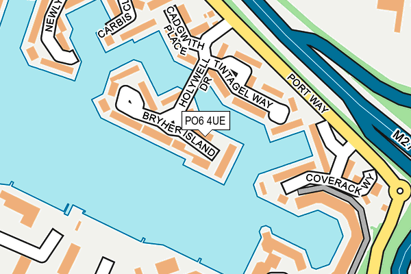 PO6 4UE map - OS OpenMap – Local (Ordnance Survey) PO6 4UE map - OS OpenMap – Local (Ordnance Survey)
