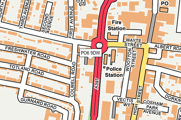 PO6 9DW map - OS OpenMap – Local (Ordnance Survey) PO6 9DW map - OS OpenMap – Local (Ordnance Survey)