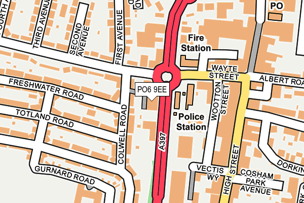 PO6 9EE map - OS OpenMap – Local (Ordnance Survey) PO6 9EE map - OS OpenMap – Local (Ordnance Survey)