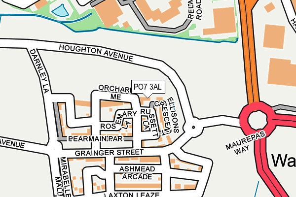 PO7 3AL map - OS OpenMap – Local (Ordnance Survey) PO7 3AL map - OS OpenMap – Local (Ordnance Survey)