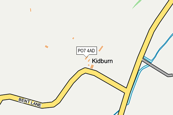 PO7 4AD map - OS OpenMap – Local (Ordnance Survey) PO7 4AD map - OS OpenMap – Local (Ordnance Survey)