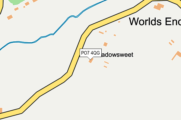 PO7 4QG map - OS OpenMap – Local (Ordnance Survey) PO7 4QG map - OS OpenMap – Local (Ordnance Survey)