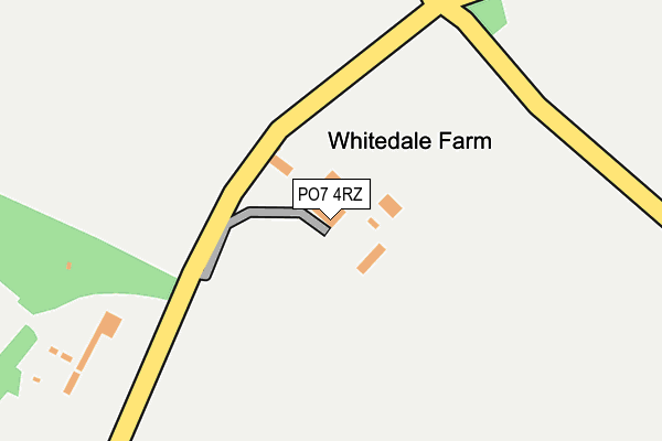 PO7 4RZ map - OS OpenMap – Local (Ordnance Survey) PO7 4RZ map - OS OpenMap – Local (Ordnance Survey)