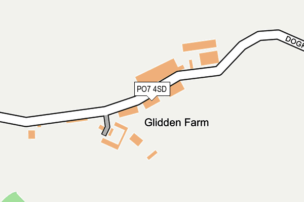 PO7 4SD map - OS OpenMap – Local (Ordnance Survey) PO7 4SD map - OS OpenMap – Local (Ordnance Survey)