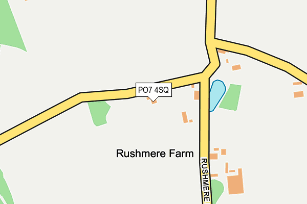 PO7 4SQ map - OS OpenMap – Local (Ordnance Survey) PO7 4SQ map - OS OpenMap – Local (Ordnance Survey)