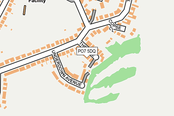 PO7 5DQ map - OS OpenMap – Local (Ordnance Survey) PO7 5DQ map - OS OpenMap – Local (Ordnance Survey)