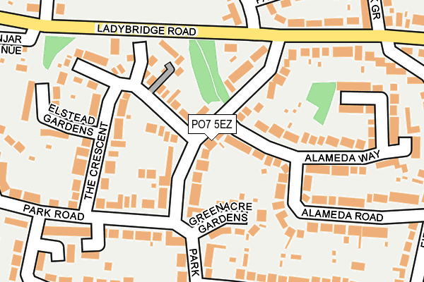 PO7 5EZ map - OS OpenMap – Local (Ordnance Survey) PO7 5EZ map - OS OpenMap – Local (Ordnance Survey)