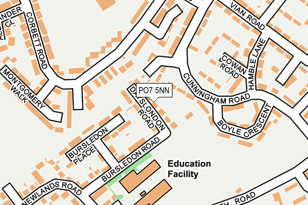 PO7 5NN map - OS OpenMap – Local (Ordnance Survey) PO7 5NN map - OS OpenMap – Local (Ordnance Survey)