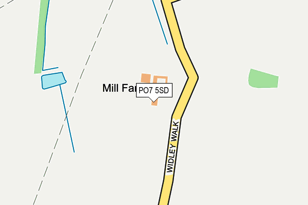 PO7 5SD map - OS OpenMap – Local (Ordnance Survey) PO7 5SD map - OS OpenMap – Local (Ordnance Survey)