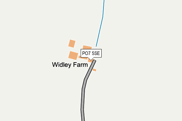 PO7 5SE map - OS OpenMap – Local (Ordnance Survey) PO7 5SE map - OS OpenMap – Local (Ordnance Survey)