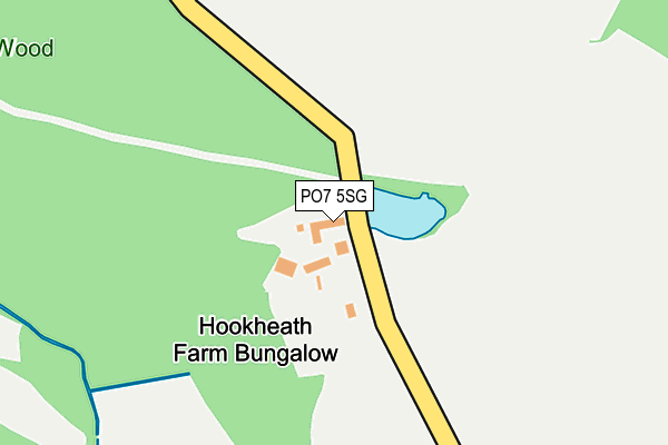 PO7 5SG map - OS OpenMap – Local (Ordnance Survey) PO7 5SG map - OS OpenMap – Local (Ordnance Survey)