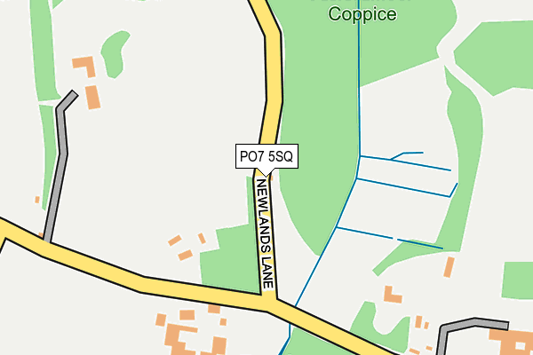 PO7 5SQ map - OS OpenMap – Local (Ordnance Survey) PO7 5SQ map - OS OpenMap – Local (Ordnance Survey)
