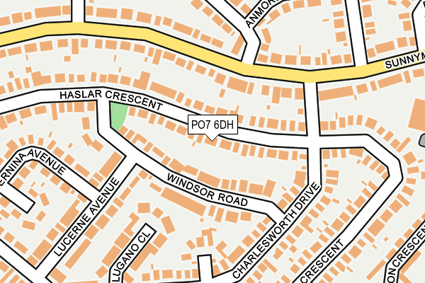 PO7 6DH map - OS OpenMap – Local (Ordnance Survey) PO7 6DH map - OS OpenMap – Local (Ordnance Survey)