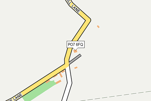 PO7 6FQ map - OS OpenMap – Local (Ordnance Survey) PO7 6FQ map - OS OpenMap – Local (Ordnance Survey)