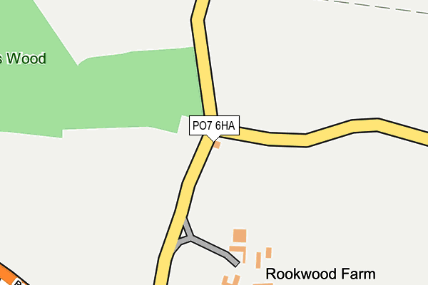 PO7 6HA map - OS OpenMap – Local (Ordnance Survey) PO7 6HA map - OS OpenMap – Local (Ordnance Survey)