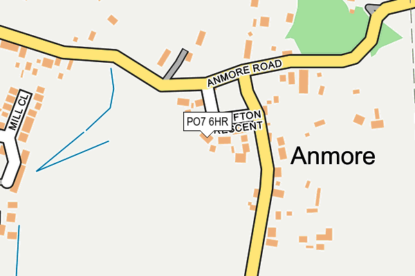 PO7 6HR map - OS OpenMap – Local (Ordnance Survey) PO7 6HR map - OS OpenMap – Local (Ordnance Survey)