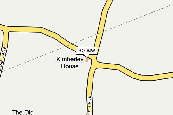 PO7 6JW map - OS OpenMap – Local (Ordnance Survey) PO7 6JW map - OS OpenMap – Local (Ordnance Survey)
