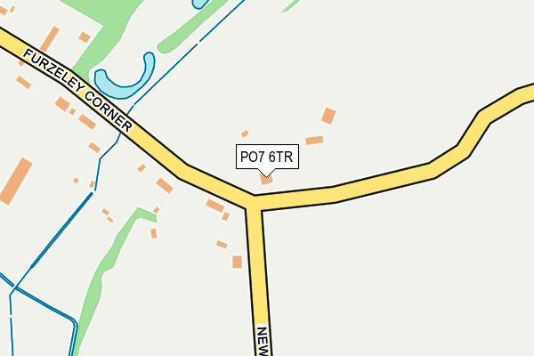 PO7 6TR map - OS OpenMap – Local (Ordnance Survey) PO7 6TR map - OS OpenMap – Local (Ordnance Survey)