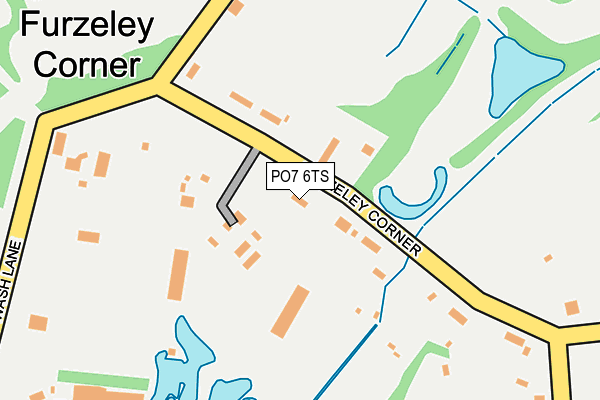 PO7 6TS map - OS OpenMap – Local (Ordnance Survey) PO7 6TS map - OS OpenMap – Local (Ordnance Survey)