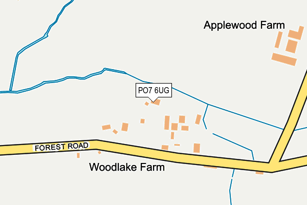 PO7 6UG map - OS OpenMap – Local (Ordnance Survey) PO7 6UG map - OS OpenMap – Local (Ordnance Survey)
