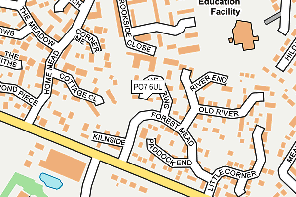 PO7 6UL map - OS OpenMap – Local (Ordnance Survey) PO7 6UL map - OS OpenMap – Local (Ordnance Survey)
