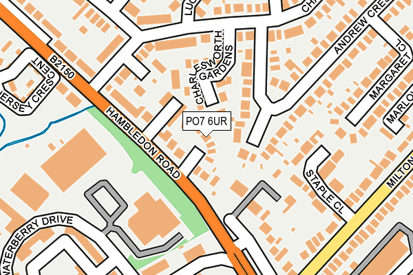 PO7 6UR map - OS OpenMap – Local (Ordnance Survey) PO7 6UR map - OS OpenMap – Local (Ordnance Survey)