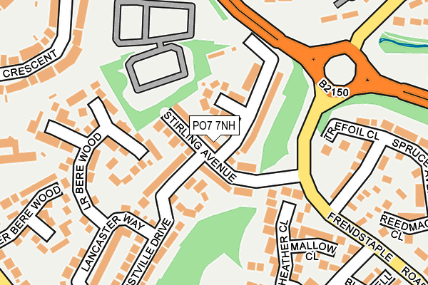 PO7 7NH map - OS OpenMap – Local (Ordnance Survey) PO7 7NH map - OS OpenMap – Local (Ordnance Survey)