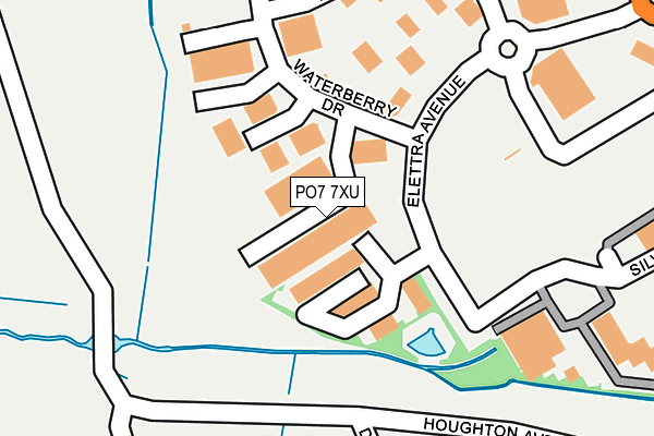 PO7 7XU map - OS OpenMap – Local (Ordnance Survey) PO7 7XU map - OS OpenMap – Local (Ordnance Survey)