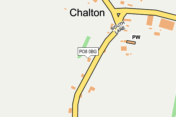 PO8 0BG map - OS OpenMap – Local (Ordnance Survey) PO8 0BG map - OS OpenMap – Local (Ordnance Survey)