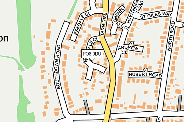 PO8 0DU map - OS OpenMap – Local (Ordnance Survey) PO8 0DU map - OS OpenMap – Local (Ordnance Survey)