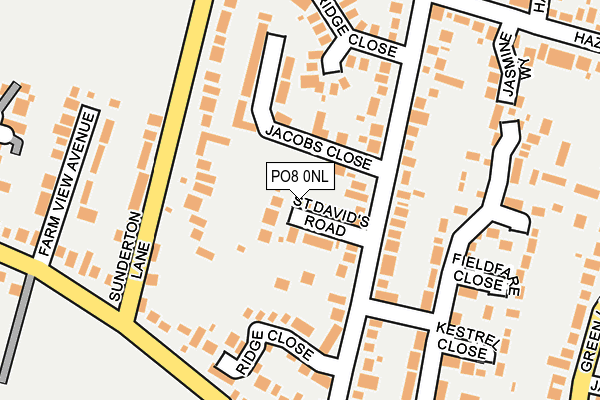 PO8 0NL map - OS OpenMap – Local (Ordnance Survey) PO8 0NL map - OS OpenMap – Local (Ordnance Survey)