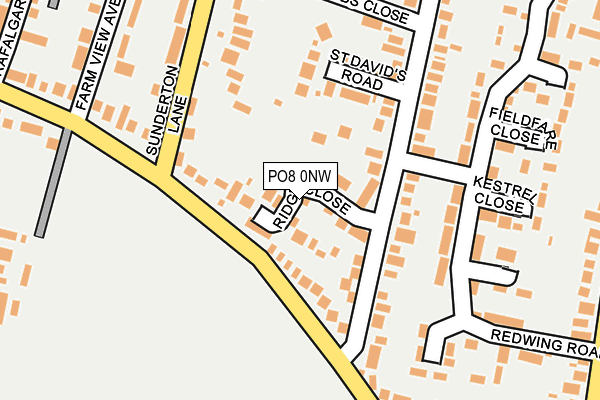 PO8 0NW map - OS OpenMap – Local (Ordnance Survey) PO8 0NW map - OS OpenMap – Local (Ordnance Survey)