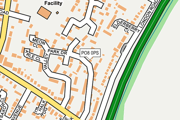 PO8 0PS map - OS OpenMap – Local (Ordnance Survey) PO8 0PS map - OS OpenMap – Local (Ordnance Survey)