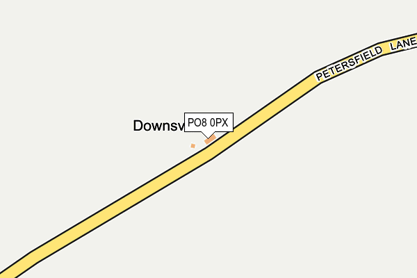 PO8 0PX map - OS OpenMap – Local (Ordnance Survey) PO8 0PX map - OS OpenMap – Local (Ordnance Survey)