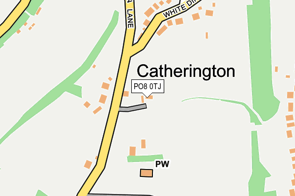 PO8 0TJ map - OS OpenMap – Local (Ordnance Survey) PO8 0TJ map - OS OpenMap – Local (Ordnance Survey)
