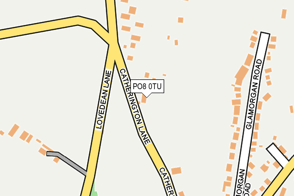 PO8 0TU map - OS OpenMap – Local (Ordnance Survey) PO8 0TU map - OS OpenMap – Local (Ordnance Survey)