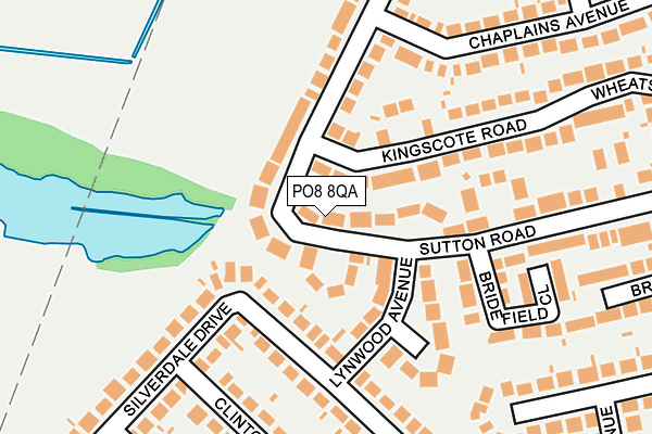 PO8 8QA map - OS OpenMap – Local (Ordnance Survey) PO8 8QA map - OS OpenMap – Local (Ordnance Survey)