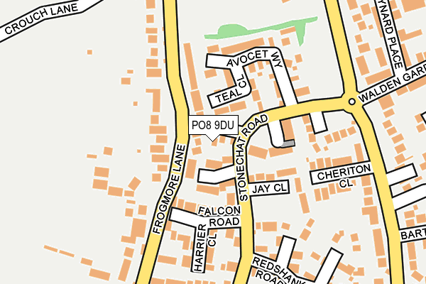 PO8 9DU map - OS OpenMap – Local (Ordnance Survey) PO8 9DU map - OS OpenMap – Local (Ordnance Survey)