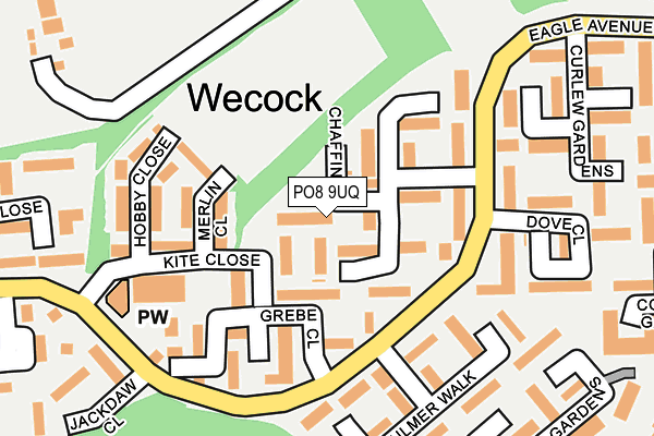PO8 9UQ map - OS OpenMap – Local (Ordnance Survey) PO8 9UQ map - OS OpenMap – Local (Ordnance Survey)