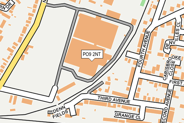 PO9 2NT map - OS OpenMap – Local (Ordnance Survey) PO9 2NT map - OS OpenMap – Local (Ordnance Survey)