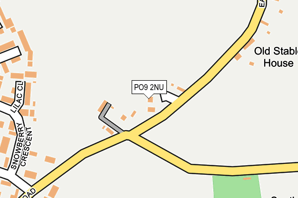 PO9 2NU map - OS OpenMap – Local (Ordnance Survey) PO9 2NU map - OS OpenMap – Local (Ordnance Survey)