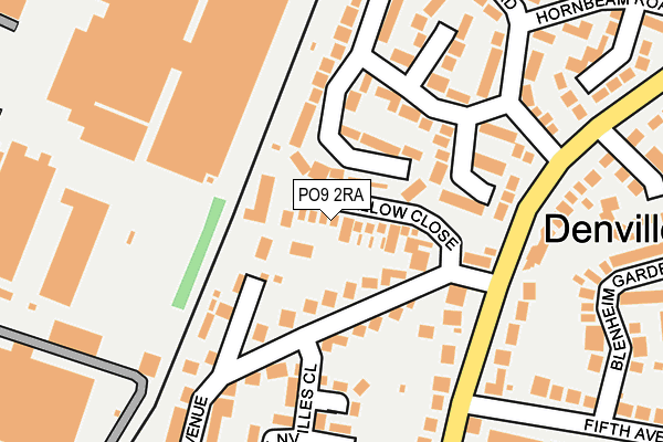 PO9 2RA map - OS OpenMap – Local (Ordnance Survey) PO9 2RA map - OS OpenMap – Local (Ordnance Survey)