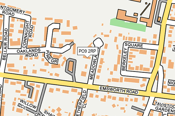 PO9 2RP map - OS OpenMap – Local (Ordnance Survey) PO9 2RP map - OS OpenMap – Local (Ordnance Survey)