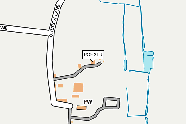 PO9 2TU map - OS OpenMap – Local (Ordnance Survey) PO9 2TU map - OS OpenMap – Local (Ordnance Survey)
