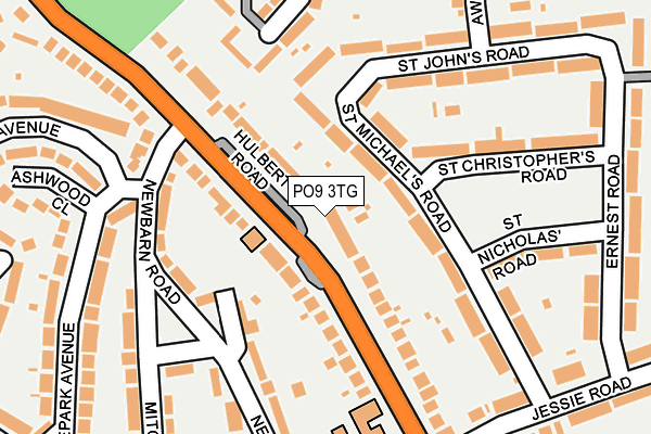 PO9 3TG map - OS OpenMap – Local (Ordnance Survey) PO9 3TG map - OS OpenMap – Local (Ordnance Survey)