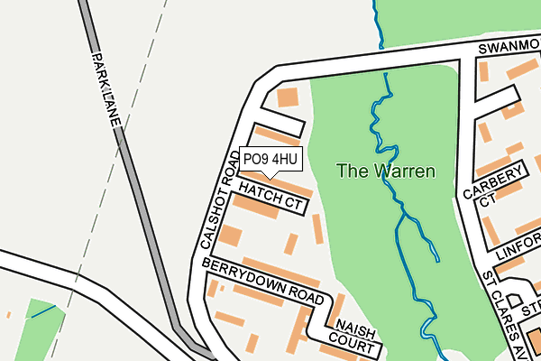 PO9 4HU map - OS OpenMap – Local (Ordnance Survey) PO9 4HU map - OS OpenMap – Local (Ordnance Survey)